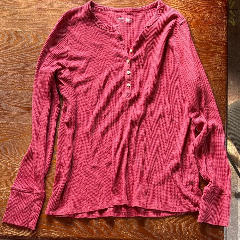 Aerie waffle henley